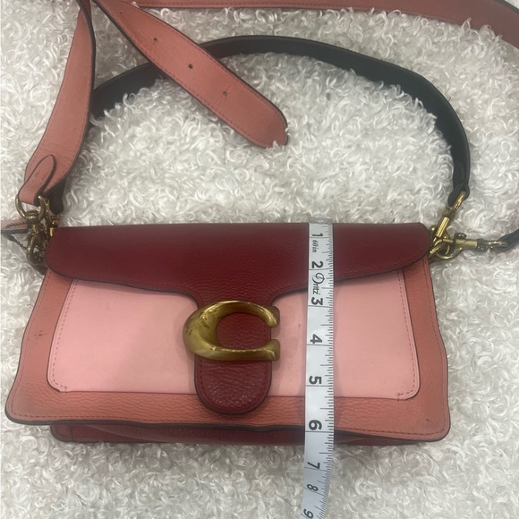 Coach Pink Tabby Shoulder Bag Colorblock Crossbody - Picture 13 of 14